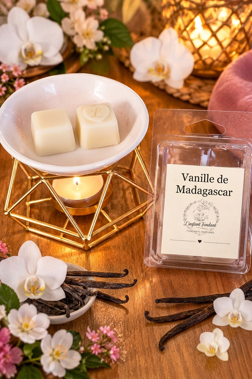 Fondants parfumés Vanille Absolue faits main - L'instant Fondant