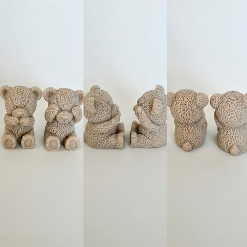 Duo d'oursons fondants parfumés faits main - L'instant Fondant
